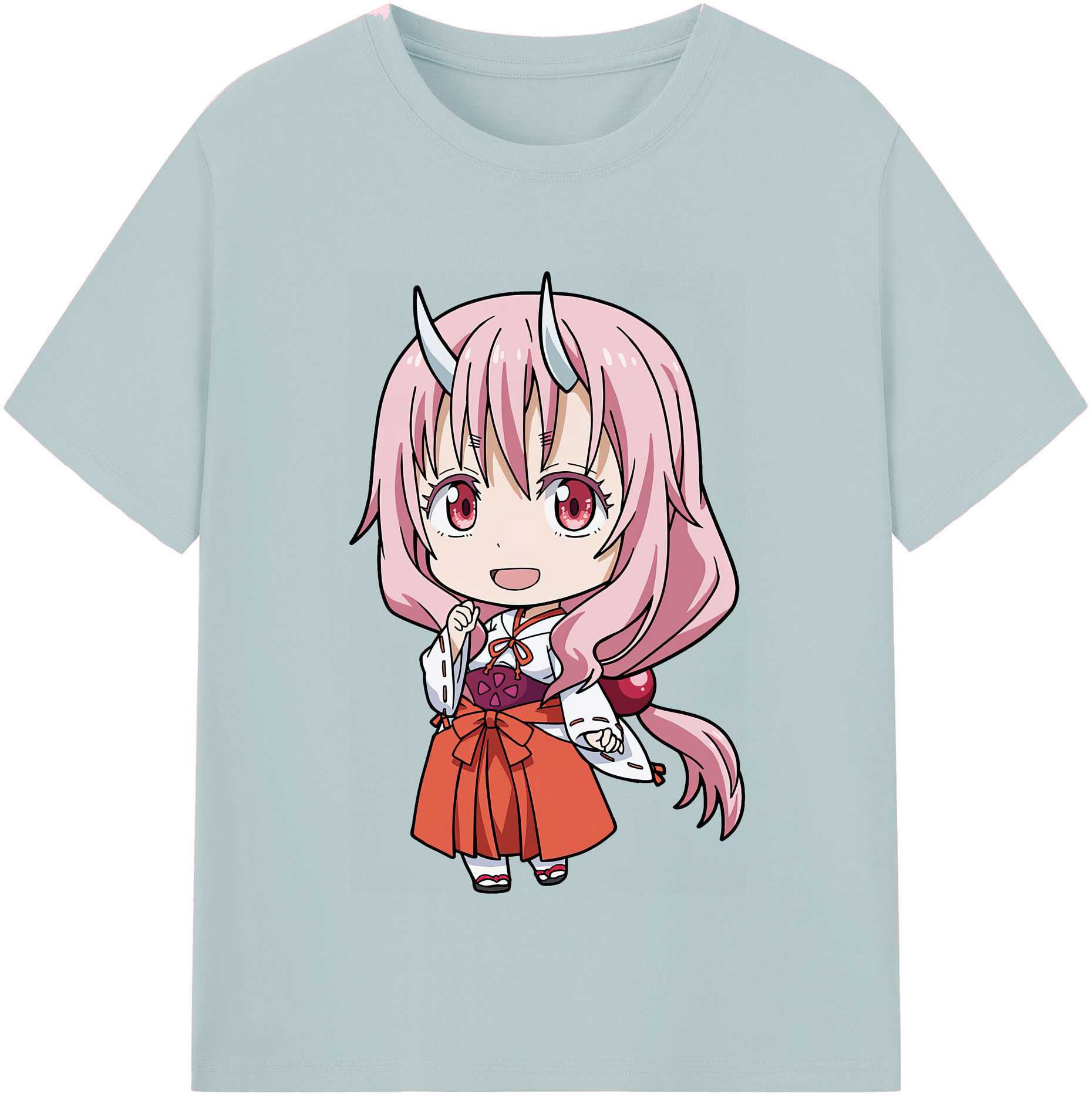（画像用） 転スラ Regarding Reincarnated to Slime 綿100％半袖Tシャツ（フロントプリント）